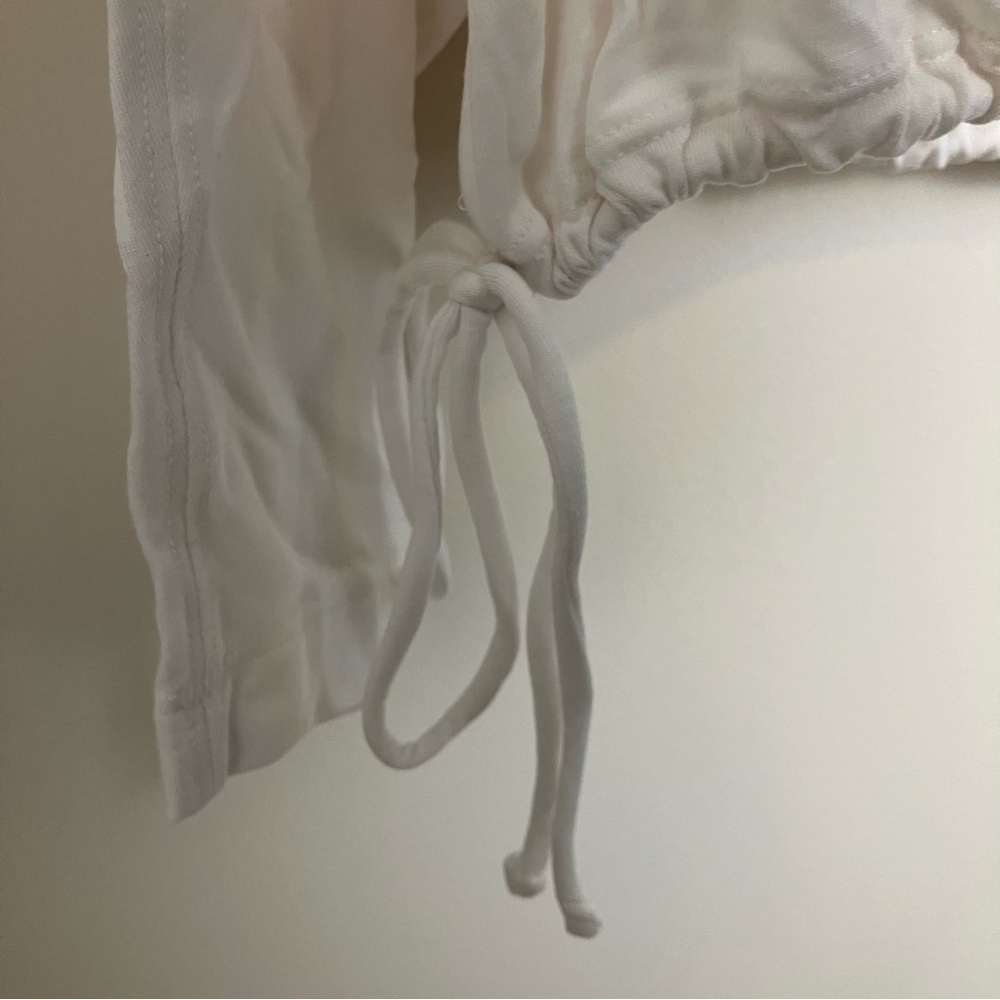 NWT Athleta Cool Down Top in Magnolia White Extra Large Tall Shirt - Picture 4 of 9